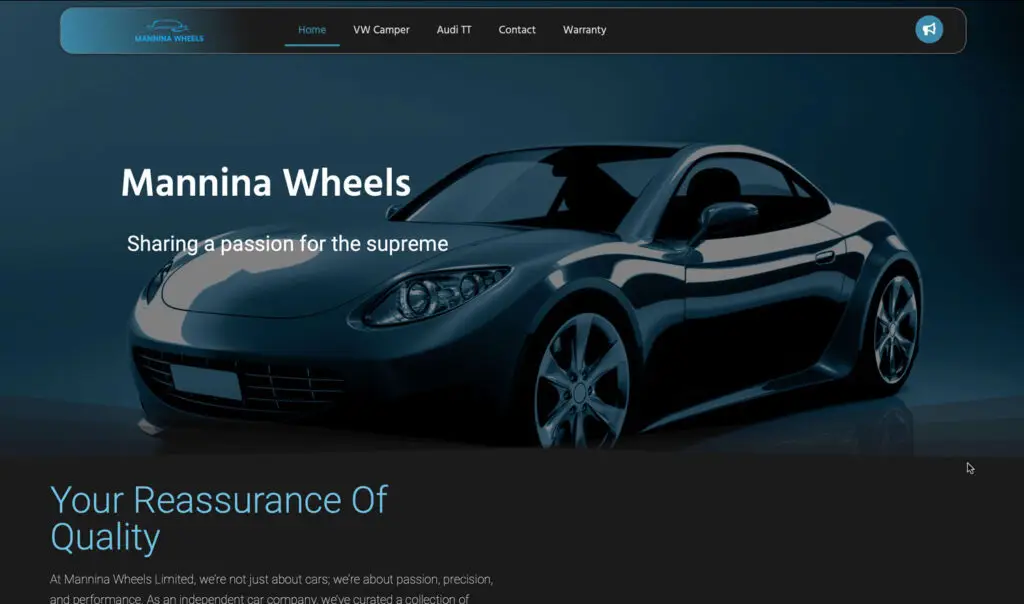 Mannina Wheels Ltd - Independent car & van sales Evesham