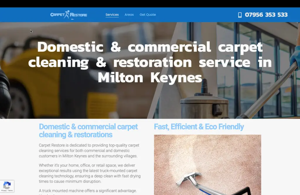 Carpet Restore in Milton Keynes and surrounding villages